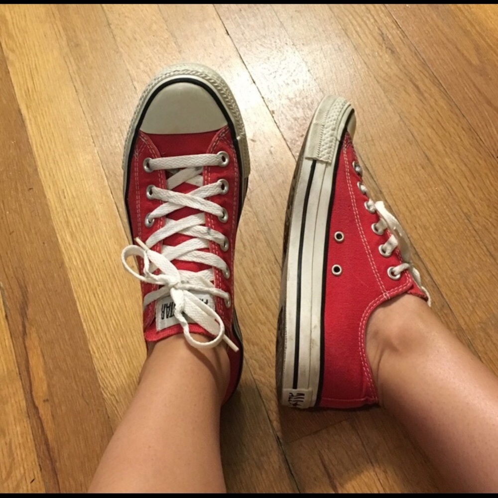 Red converse